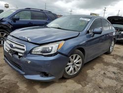 Vehiculos salvage en venta de Copart Chicago Heights, IL: 2017 Subaru Legacy 2.5I Premium