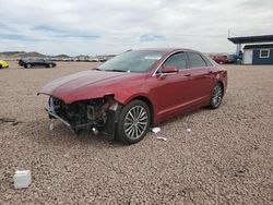 Salvage cars for sale from Copart Phoenix, AZ: 2017 Lincoln MKZ Hybrid Select