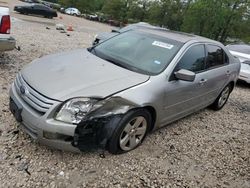 Salvage cars for sale at Houston, TX auction: 2008 Ford Fusion SE