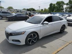 Vehiculos salvage en venta de Copart Sacramento, CA: 2019 Honda Accord Sport