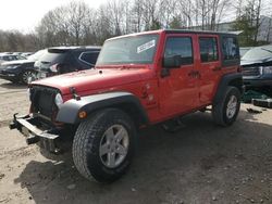 Jeep salvage cars for sale: 2017 Jeep Wrangler Unlimited Sport