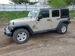 Salvage cars for sale at Davison, MI auction: 2017 Jeep Wrangler Unlimited Sport