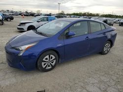 Salvage cars for sale at Indianapolis, IN auction: 2016 Toyota Prius