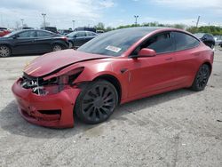 Salvage cars for sale from Copart Indianapolis, IN: 2022 Tesla Model 3