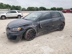 Salvage cars for sale at New Braunfels, TX auction: 2017 Volkswagen GTI S/SE