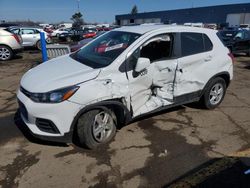 Salvage cars for sale at Woodhaven, MI auction: 2022 Chevrolet Trax LS