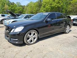 Salvage cars for sale from Copart Austell, GA: 2013 Mercedes-Benz E 350 4matic