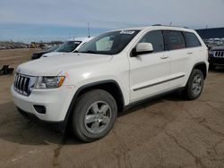 Salvage cars for sale at Woodhaven, MI auction: 2012 Jeep Grand Cherokee Laredo