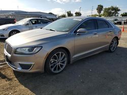 Salvage cars for sale at San Diego, CA auction: 2019 Lincoln MKZ Reserve I