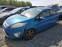 Salvage cars for sale at Concord, NC auction: 2012 Ford Fiesta SEL