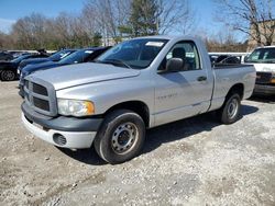 Salvage cars for sale at North Billerica, MA auction: 2004 Dodge RAM 1500 ST