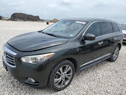 Salvage cars for sale at Temple, TX auction: 2014 Infiniti QX60
