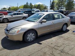 Vehiculos salvage en venta de Copart Denver, CO: 2004 Honda Accord LX