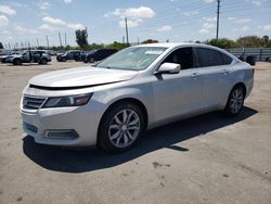 Chevrolet salvage cars for sale: 2016 Chevrolet Impala LT