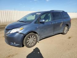 Salvage cars for sale at San Martin, CA auction: 2017 Toyota Sienna XLE