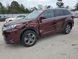 Salvage cars for sale at Hampton, VA auction: 2018 Toyota Highlander Limited