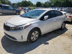 Vehiculos salvage en venta de Copart Ocala, FL: 2017 KIA Forte LX