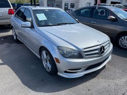 Mercedes-Benz C-Class salvage cars for sale: 2011 Mercedes-Benz C 300 4matic