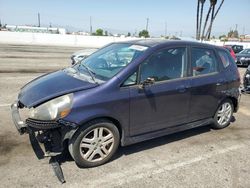Salvage cars for sale from Copart Van Nuys, CA: 2008 Honda FIT Sport