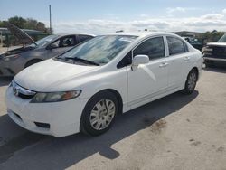 Salvage cars for sale from Copart Orlando, FL: 2011 Honda Civic VP