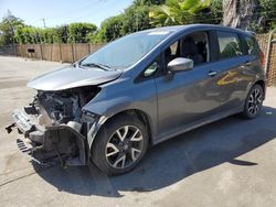 Salvage cars for sale at San Martin, CA auction: 2017 Nissan Versa Note S