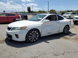 Salvage cars for sale from Copart Miami, FL: 2015 Honda Accord EXL