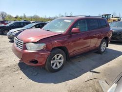 Toyota Highlander salvage cars for sale: 2010 Toyota Highlander