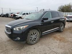 Salvage cars for sale at Oklahoma City, OK auction: 2014 Infiniti QX60