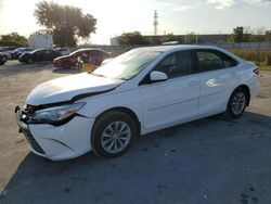 Vehiculos salvage en venta de Copart Orlando, FL: 2017 Toyota Camry LE