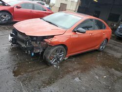 Salvage cars for sale at New Britain, CT auction: 2021 KIA Forte GT Line