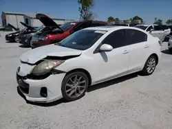 Salvage cars for sale from Copart Tulsa, OK: 2012 Mazda 3 S