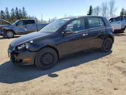 Salvage cars for sale at Bowmanville, ON auction: 2010 Volkswagen Golf