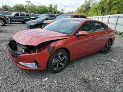 Hyundai salvage cars for sale: 2021 Hyundai Elantra Limited