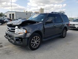 Salvage cars for sale at New Orleans, LA auction: 2016 Ford Expedition XLT
