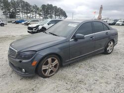 Salvage cars for sale at Loganville, GA auction: 2010 Mercedes-Benz C300