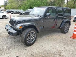 Buy Salvage Cars For Sale now at auction: 2024 Jeep Wrangler High Altitude 4XE