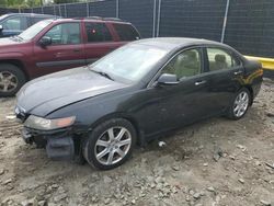 Salvage cars for sale at Waldorf, MD auction: 2005 Acura TSX