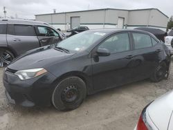 Salvage cars for sale at Leroy, NY auction: 2014 Toyota Corolla L