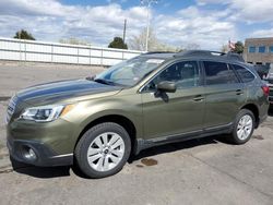 Subaru Outback 2.5i Premium salvage cars for sale: 2015 Subaru Outback 2.5I Premium