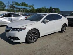 Salvage cars for sale at Spartanburg, SC auction: 2015 Acura TLX Advance
