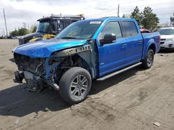 Salvage trucks for sale at Denver, CO auction: 2016 Ford F150 Supercrew