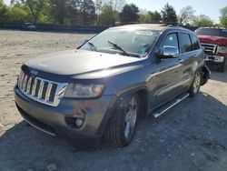 Salvage cars for sale at Madisonville, TN auction: 2012 Jeep Grand Cherokee Overland