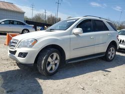 Salvage cars for sale at Columbus, OH auction: 2010 Mercedes-Benz ML 350 4matic
