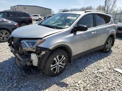 Salvage cars for sale at Wayland, MI auction: 2018 Toyota Rav4 LE