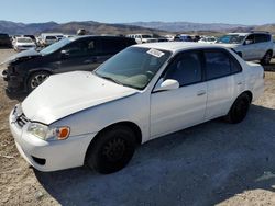 Toyota salvage cars for sale: 2001 Toyota Corolla CE