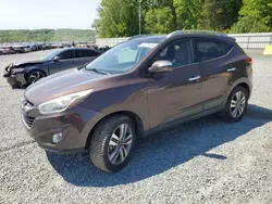 Salvage cars for sale from Copart Concord, NC: 2015 Hyundai Tucson Limited