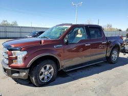 Salvage cars for sale at Littleton, CO auction: 2015 Ford F150 Supercrew