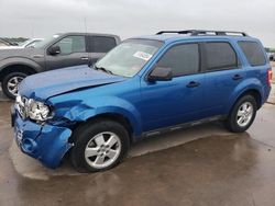 Salvage cars for sale at Grand Prairie, TX auction: 2012 Ford Escape XLS