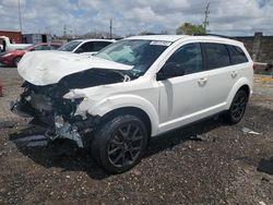 Salvage cars for sale at Homestead, FL auction: 2019 Dodge Journey GT
