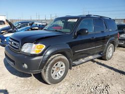 Salvage cars for sale at Haslet, TX auction: 2003 Toyota Sequoia Limited
